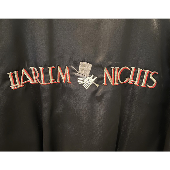 Harlem Nights Paramount Crew Bomber Jacket Mark Lipsky Exec Producer Sz. L - Picture 5 of 7